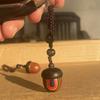 1PC Engraved Wooden Acorn Pine Cone Keychain Vintage Creative Cute Ornament for Keys Backpacks and Purse