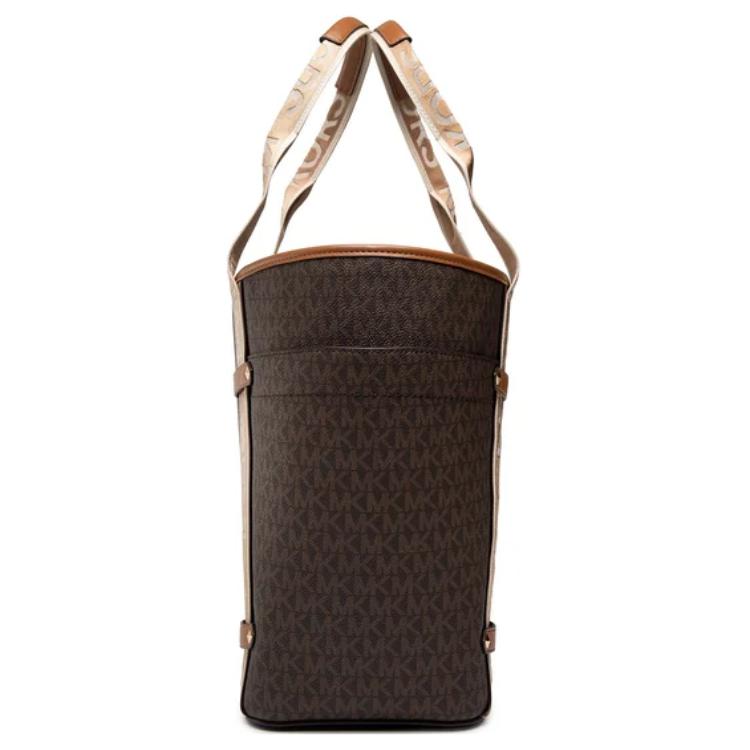 New MICHAEL KORS Canvas One Shoulder Handbags Women's Brown 30T2G5VT3B-252