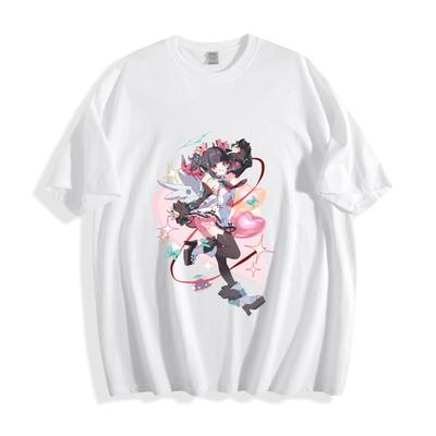 Zenless Zone Zero Qingyi Idol T-Shirt - Kawaii Cyberpunk Magical Girl Unisex Tee