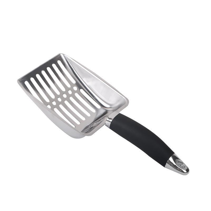 Stainless Steel Cat Litter Shovel with Deodorizing Cleaning Function