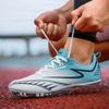 Men Sprint Shoes Professional Running Athletic Long Jump Light weight Track Spike Soft Field Non Slip Nails Race Racing Match