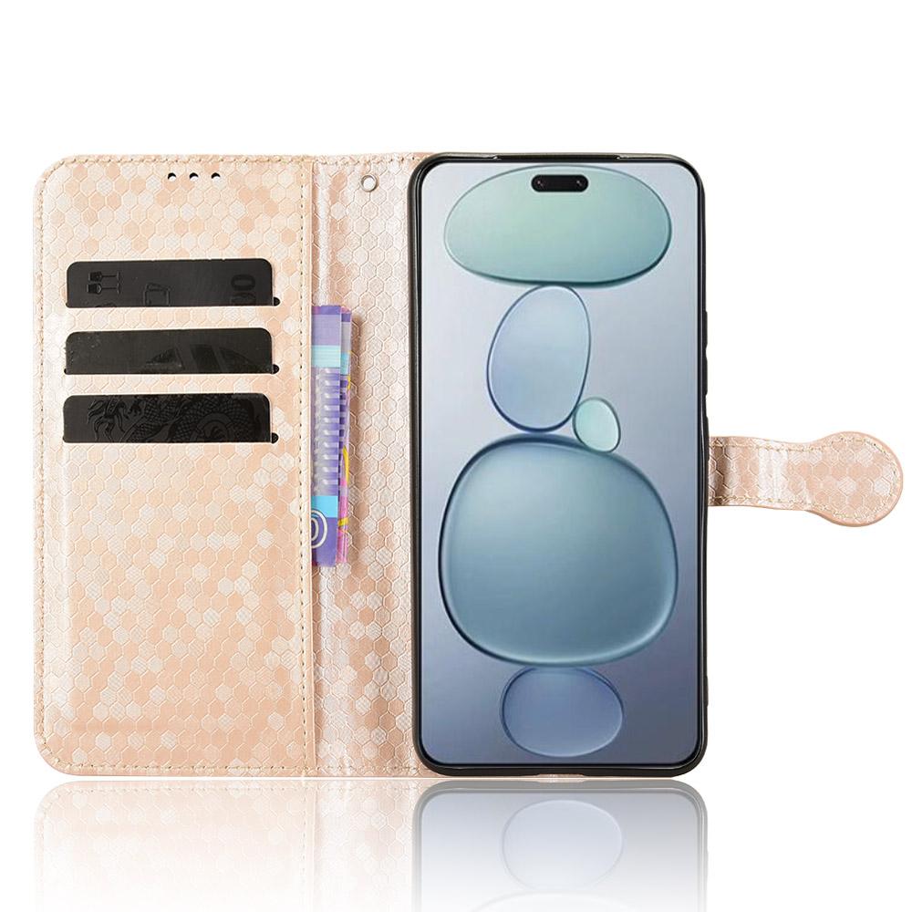 For Xiaomi Civi 5 Pro 5G Wallet Case Dot Pattern Imprint PU Leather Phone Cover with Wrist Strap