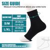 1Pair Soothe Socks Neuropathy Pain Relief Ankle Brace Compression Sleeve Support For Arch Comfort