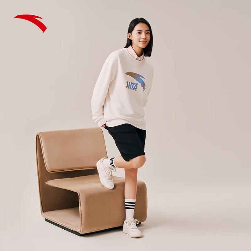 Anta Unisex Fleece Lined Crewneck Sweatshirt
