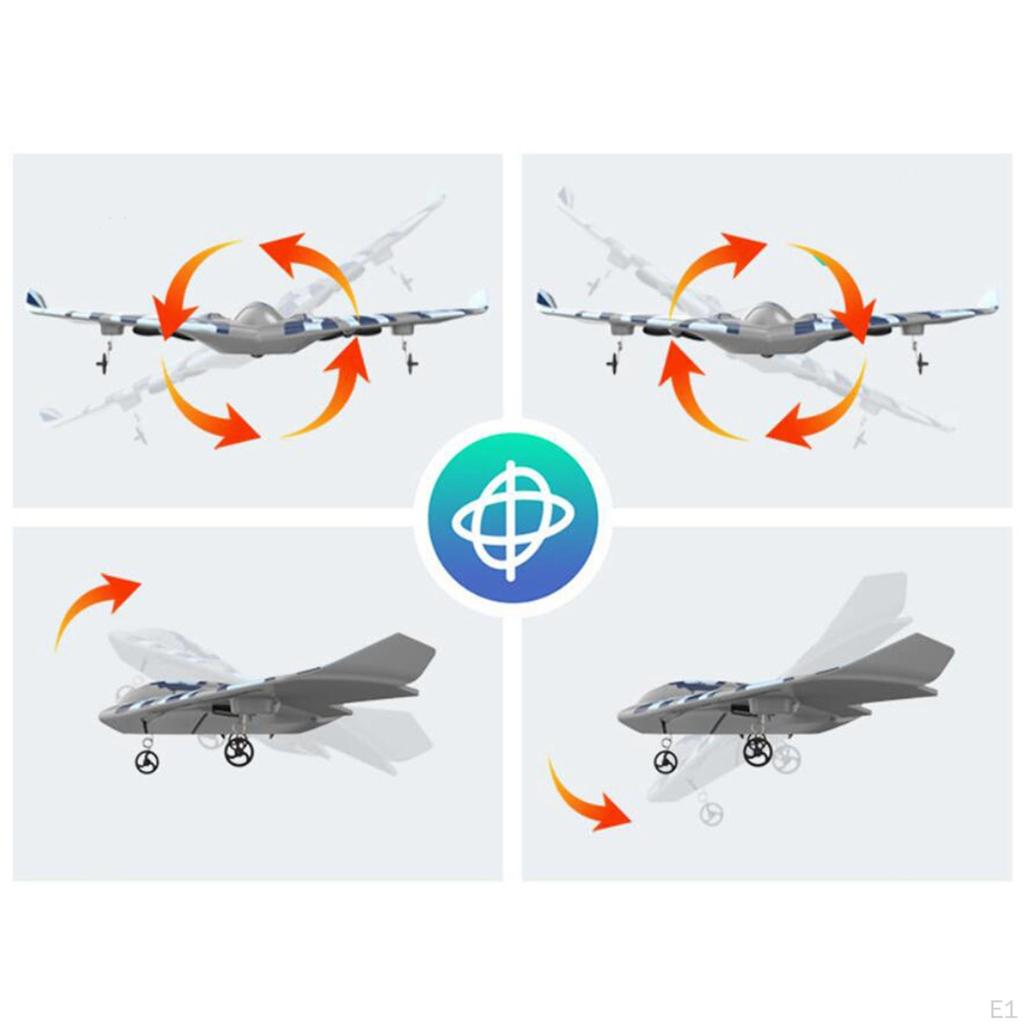 2 Channel Fixed Wing RC Powered 3.7mAh Outdoor Toy Glider for Boys Beginner