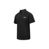 Polo Shirts Men's Black Polo Collar Moderate Straight Fit JD1434