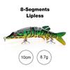 10 cm/12,5 cm haugi voblerid kunstliku söödaga püügiks Hard Multi Jointed Swimbait Crankbait Lifelike kalapüügivahendid