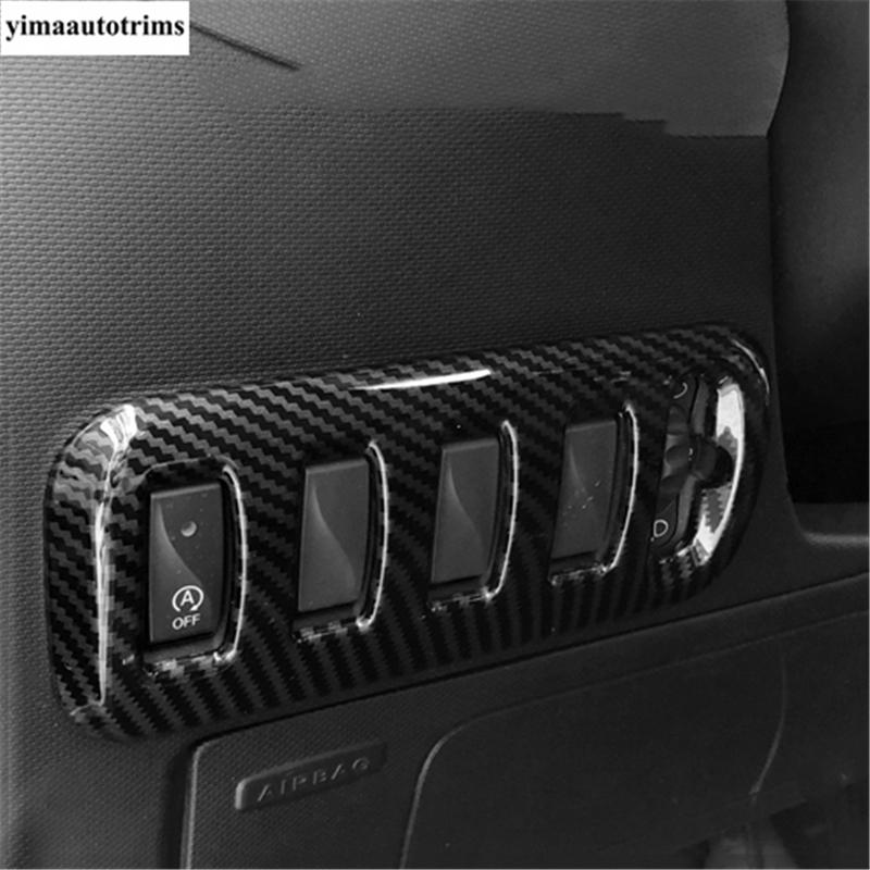 Dashboard Gear Panel Reading Light Handle Bowl Window Lift Cover Trim For Smart 453 Fortwo 2015 -  Carbon Fiber Accessories