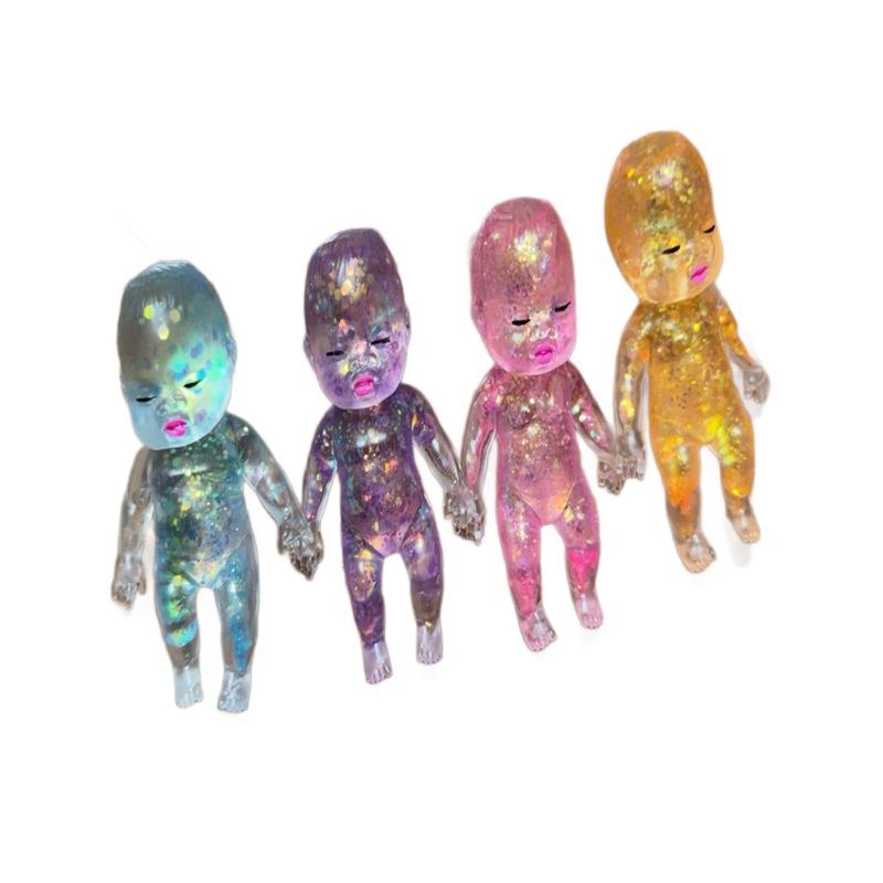 1Pcs Squishy Baby Slow Stress Ball Rebound Decompression Toys Vivid Sugar Baby Squeeze Toy For Adult Kid Relieve Stress