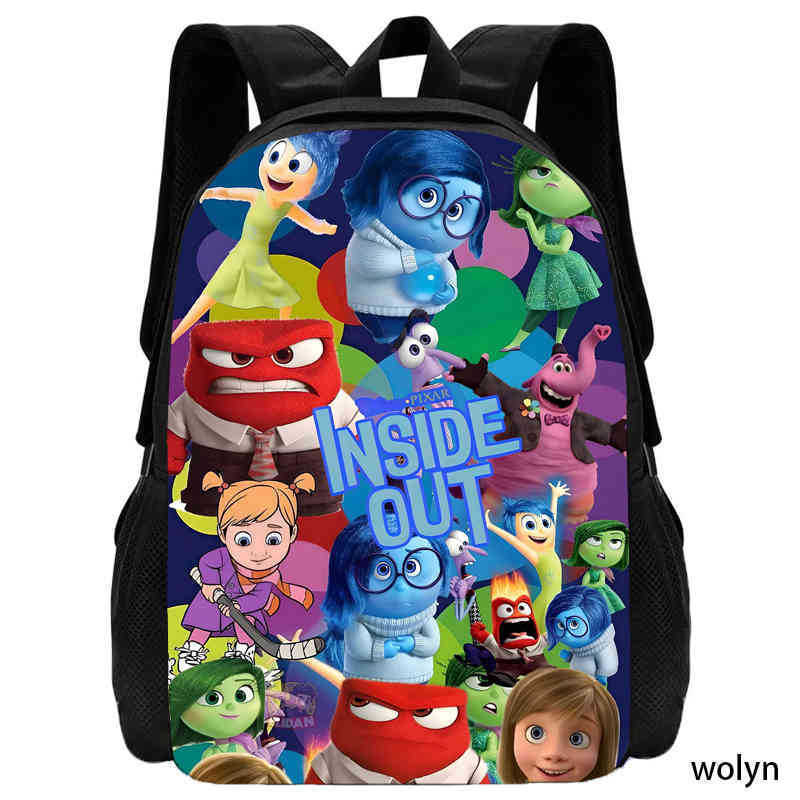 Inside Out 2 Anime Backpack For School And Travel With Storage Compartments