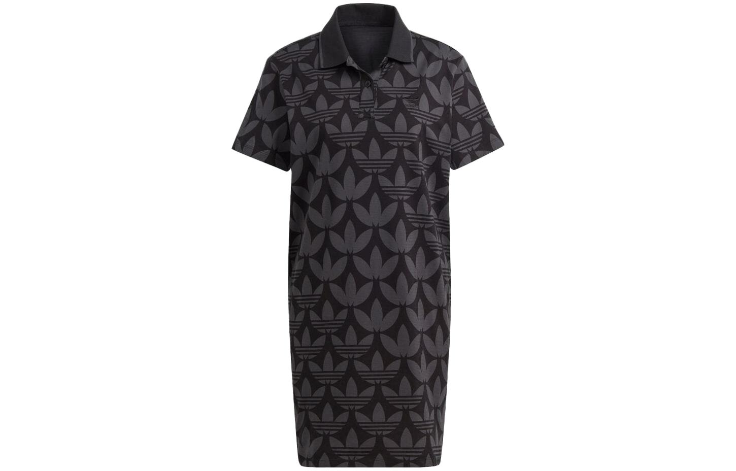 Adidas Originals Short Sleeved Dress Women s Black II3183 S