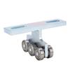 6 Wheel Trolley Electric Hoist Easy Installation Pulley Assembly Rollers Silent for Sliding Door