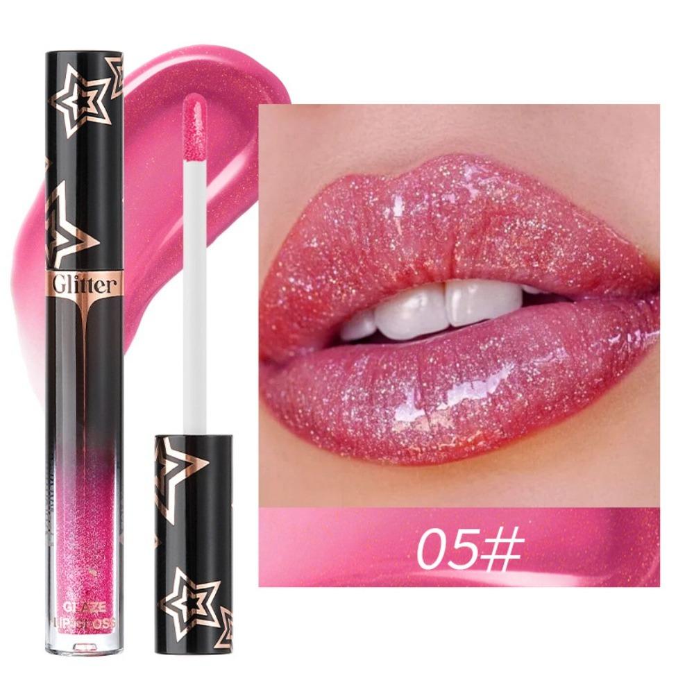 Pearlescent lip gloss, long-lasting waterproof lip makeup explosion