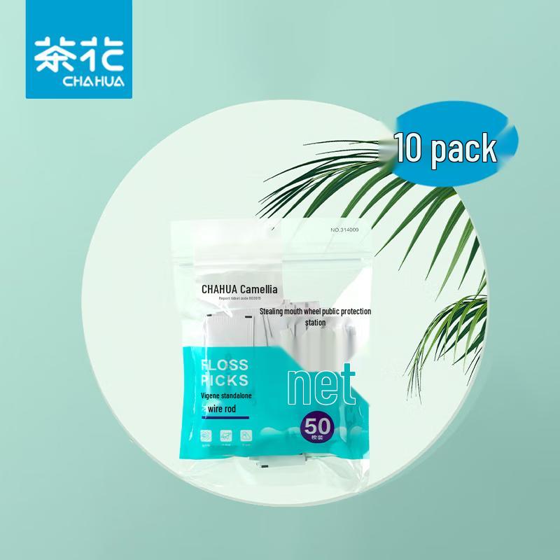 Chahua Ultra-Fine Dental Floss Picks, 500 Count
