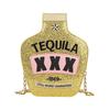 Street Style Sequin Shoulder Bag With Reflective Laser Material For Party Fashion