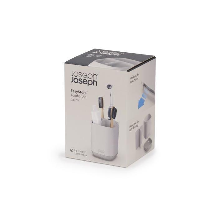 Easystore Joseph Joseph Toothbrush and Toothpaste Holder with Compartments