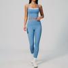 Naked suit Cross beautiful back quick drying sports suit Outdoor casual running fitness suit