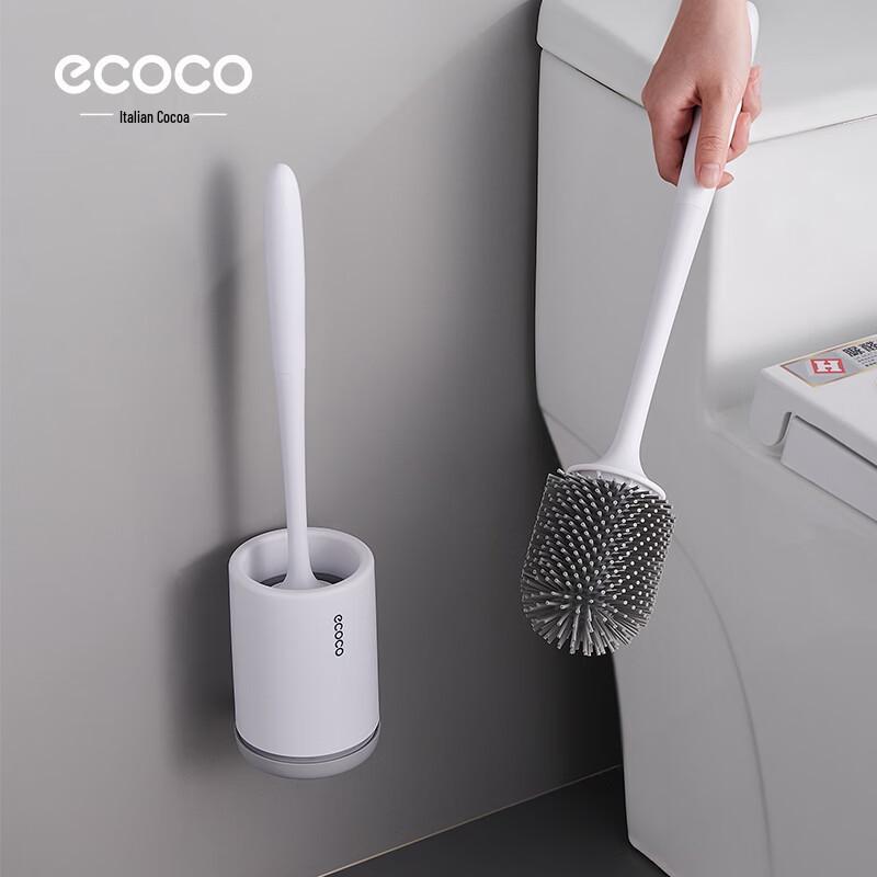 

Ecoco Durable No-Dead-Angle Toilet Brush with Holder