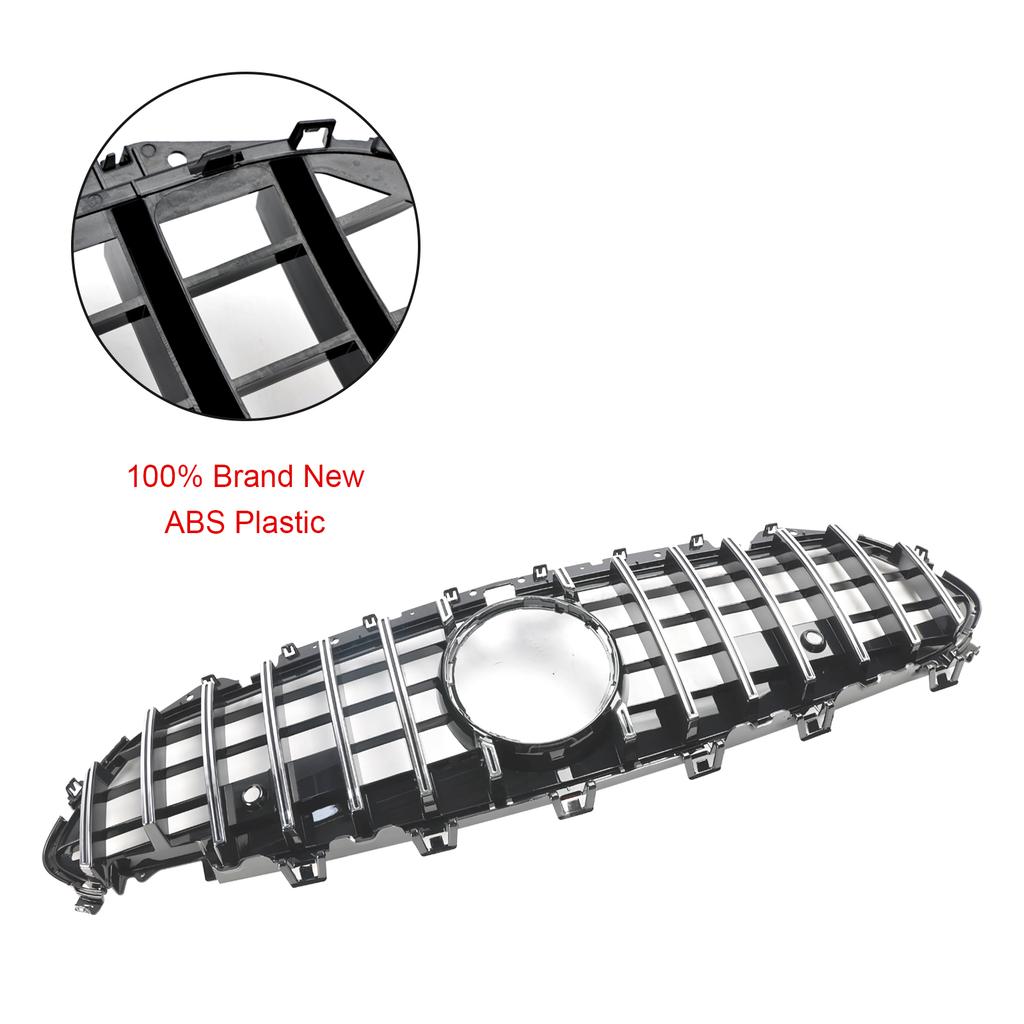 Chrom Frontstoßstangengitter Grill Passend für Mercedes CLS C257 W257 Coupé 2018-2024