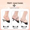 Multicolor Rhinestone Anti-Slip Elastic Heel Strap for High Heels, No Installation Required