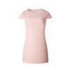 Stijlvolle Casual Jurk met Korte Mouwen, Ronde Hals en A-lijn Pasvorm in Vier Trendy Kleuren voor Jonge Vrouwen