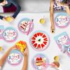 Die kleine Meerjungfrau Geburtstagsparty Zubehör: Cartoon-Geschirr & Kuchen-Dekorationen