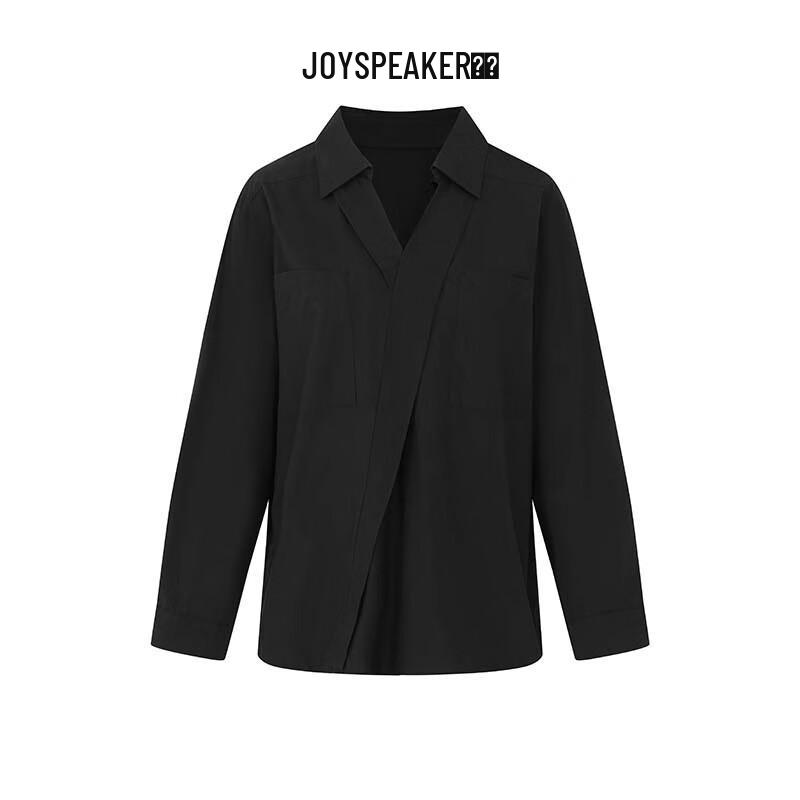 

JOY SPEAKER Women s Cotton V-Neck Cardigan Shirt M