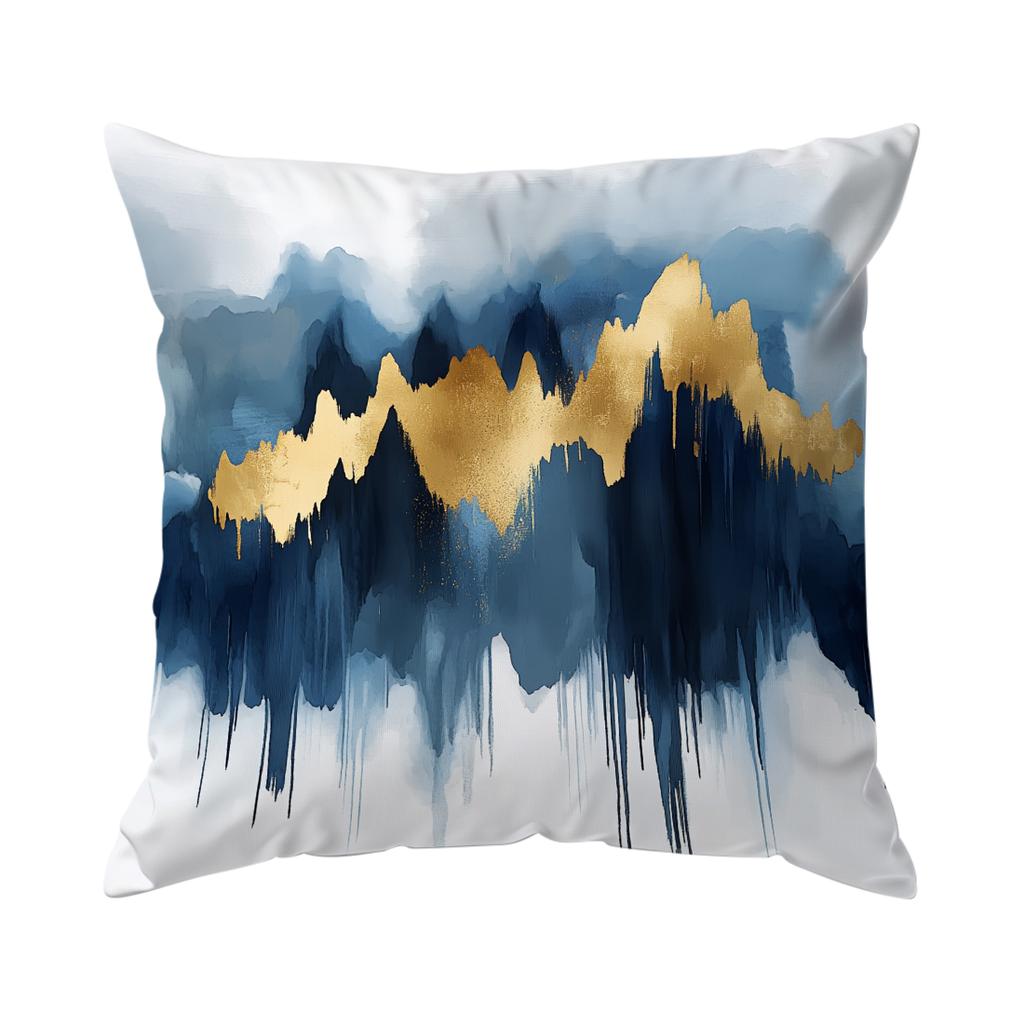 Abstract Art Lines Cushion Pillowcase Printed Polyester 45X45Cm Throw Pillowcover Decorative Sofa Cushion Pillowslip Home Decor