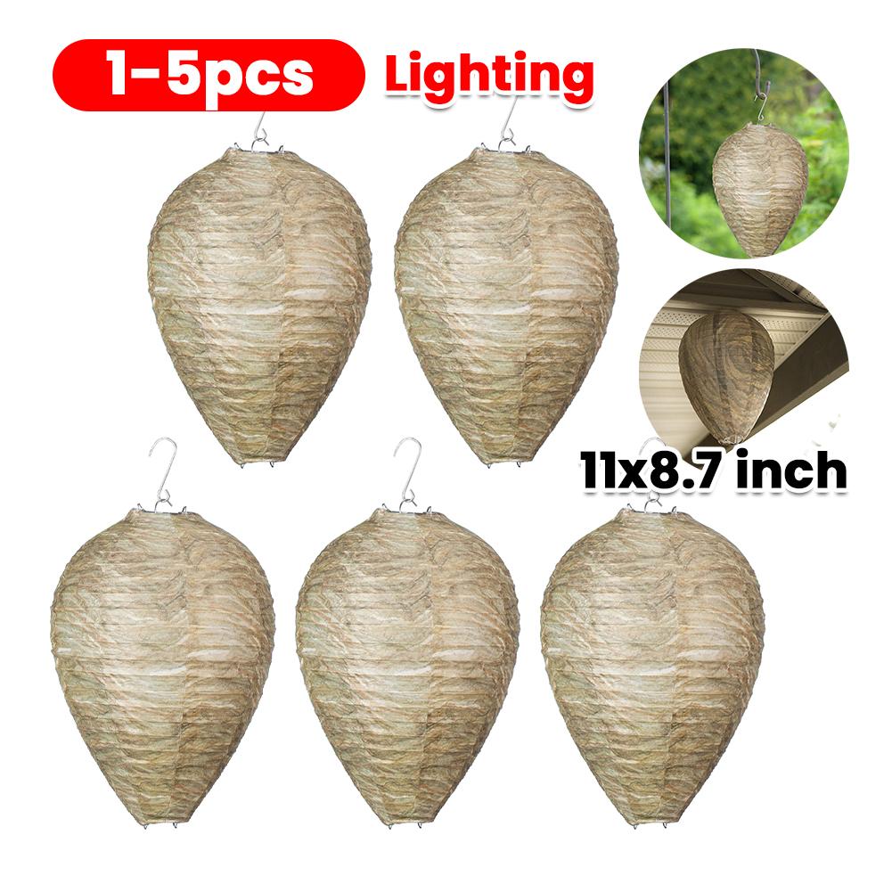 11x8.7 inch Eco Friendly Wasp Nest Decoy Repellent Hanging Hornet Wasp Deterrent Wedding Home Indoor Decoration China Mainland