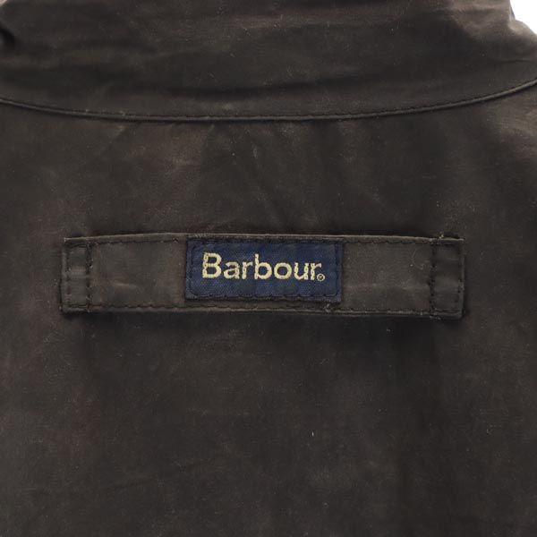 Barbour Oiled Jacket M Dark Brown Wax Men's Used