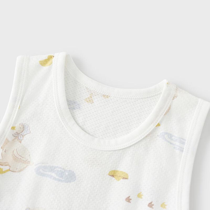 Tongtai Baby Summer Pure Cotton Pipa Vest & Shorts Set