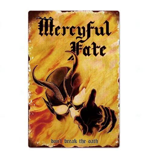 

Mercyful Fate Dont Break the Oath Metal Sign Man Cave Wall Art Decor 20x30cm（7.8x11.8inch）