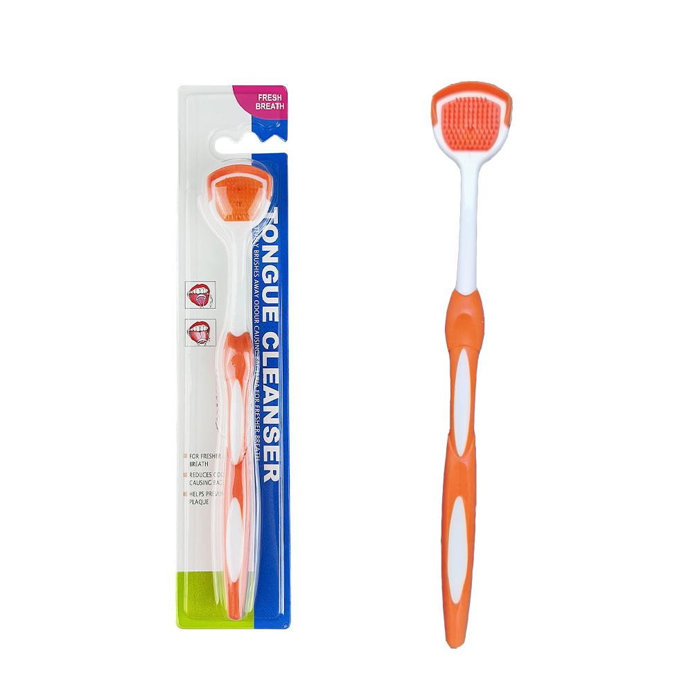 1 Stück Silikon Zungenschaber Mundreiniger Bürste Frischer Atem Mundpflege Reinigung Zungenbelag Mundhygiene Pflege Werkzeuge Saubere Zunge