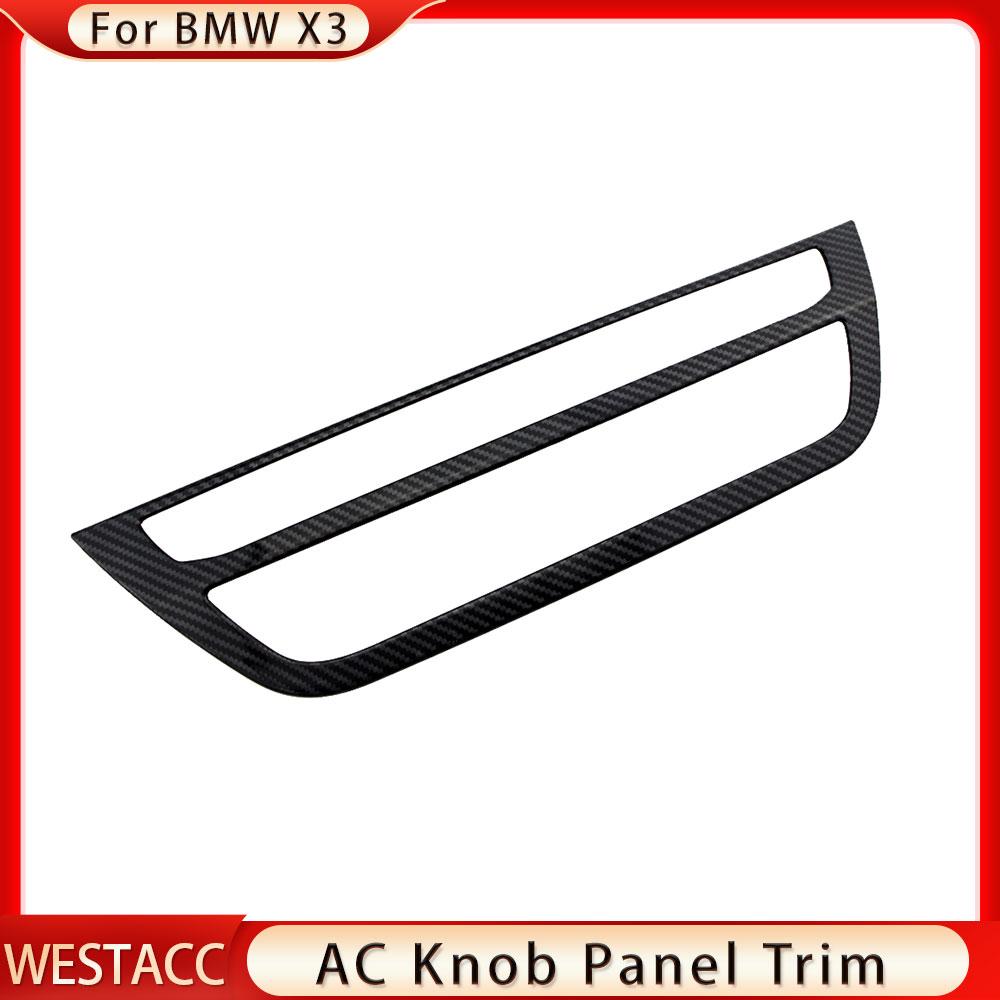 Auto Zentrale Steuerung Klimaanlage AC Taste Panel Abdeckung Trim für BMW X3 G01 2018 - X4 G02 2018 - 