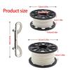 Multipurpose Scubas Diving Reel Compacts Diving Line Spool With High Visibilities Nylon Cord For Underwater Navigations