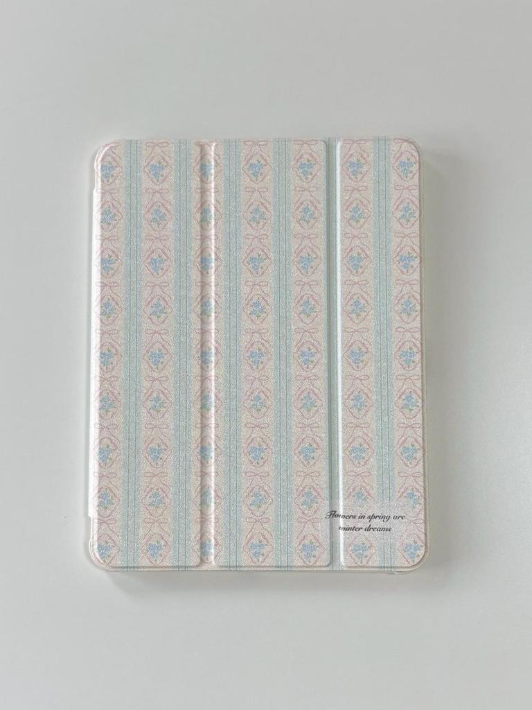 Three-Fold Floral Bow iPad Pro 2021 & iPad Mini 6 Tablet Case