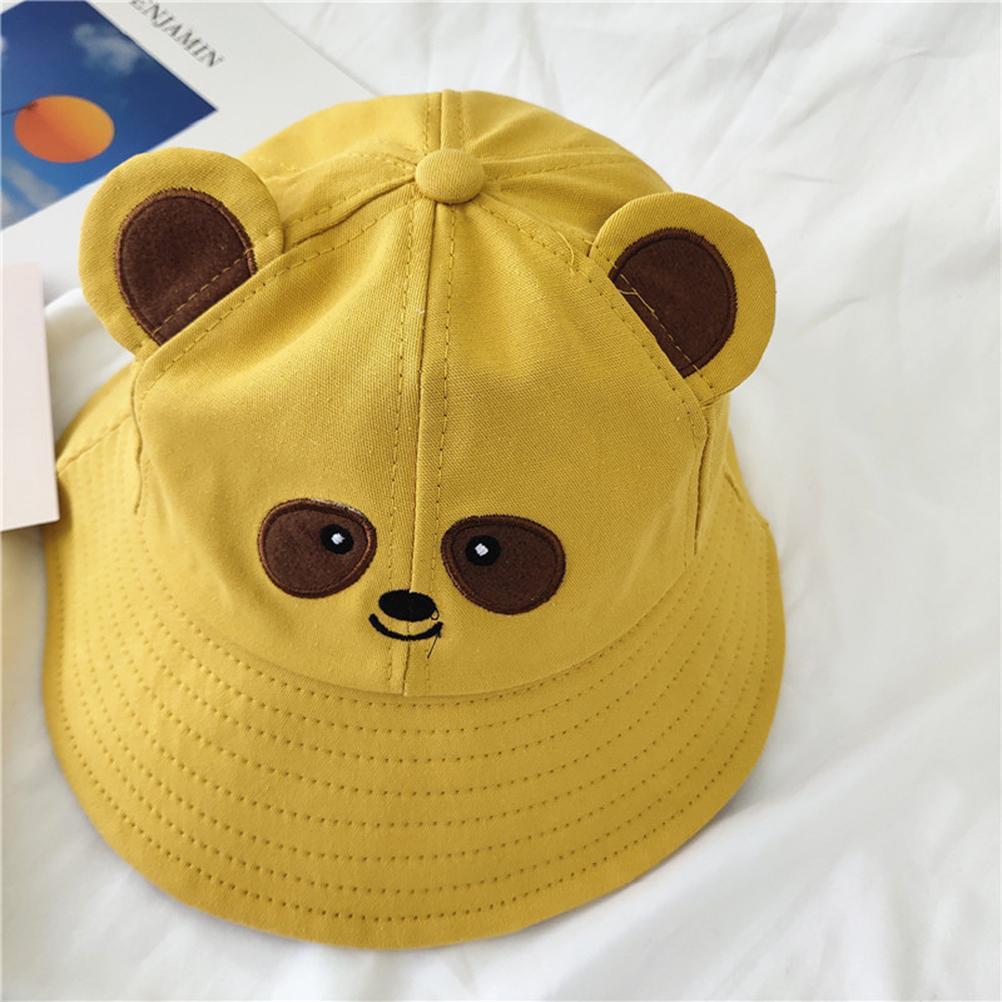 Cute Panda Bucket Hat Summer Bucket Sun Hat for Adults Children Wide Brim Fisherman Hat