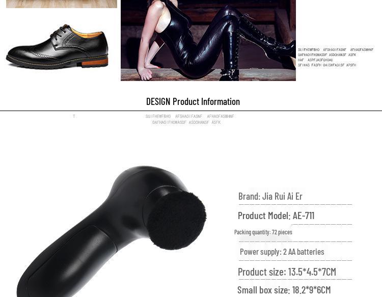 Portable Electric Shoe Polisher: Handheld Auto Oiling & Leather Maintenance Brush