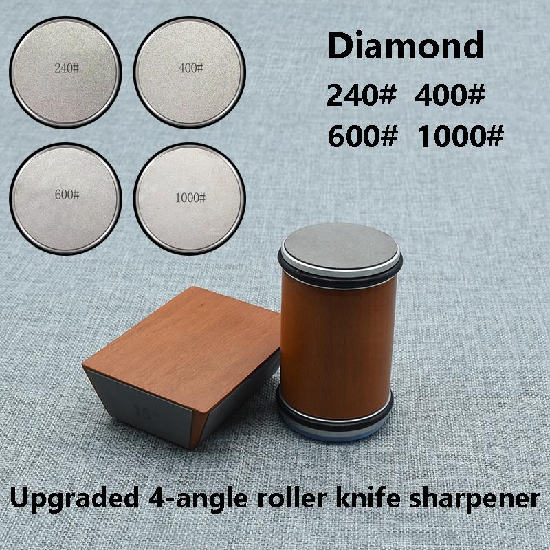 Rolling Knife Sharpener Kitchen Magnetic Roller Professional System Tool  Whetstone Upgraded 4-angle Roller Knife Sharpener Hot
