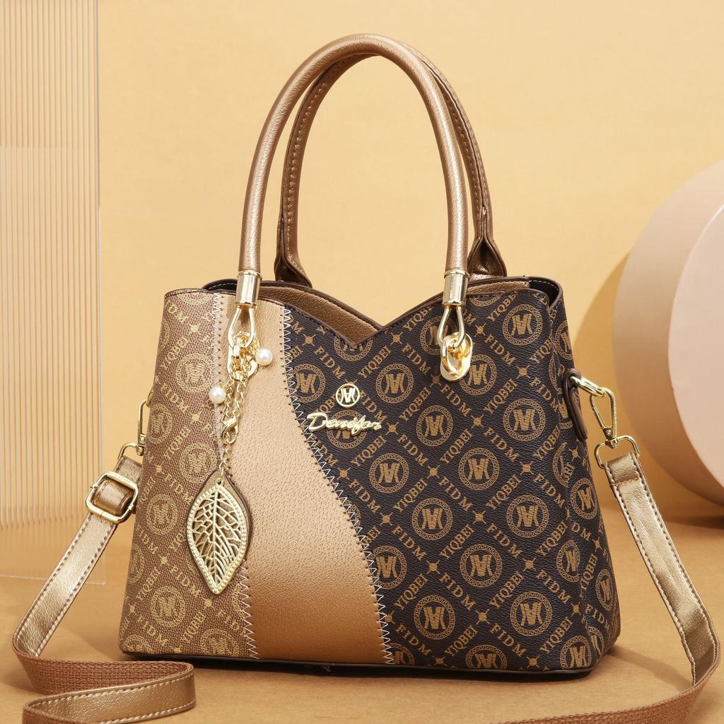 Premium bag fashionable new shoulder crossbody portable large capacity retro flower tote women bag