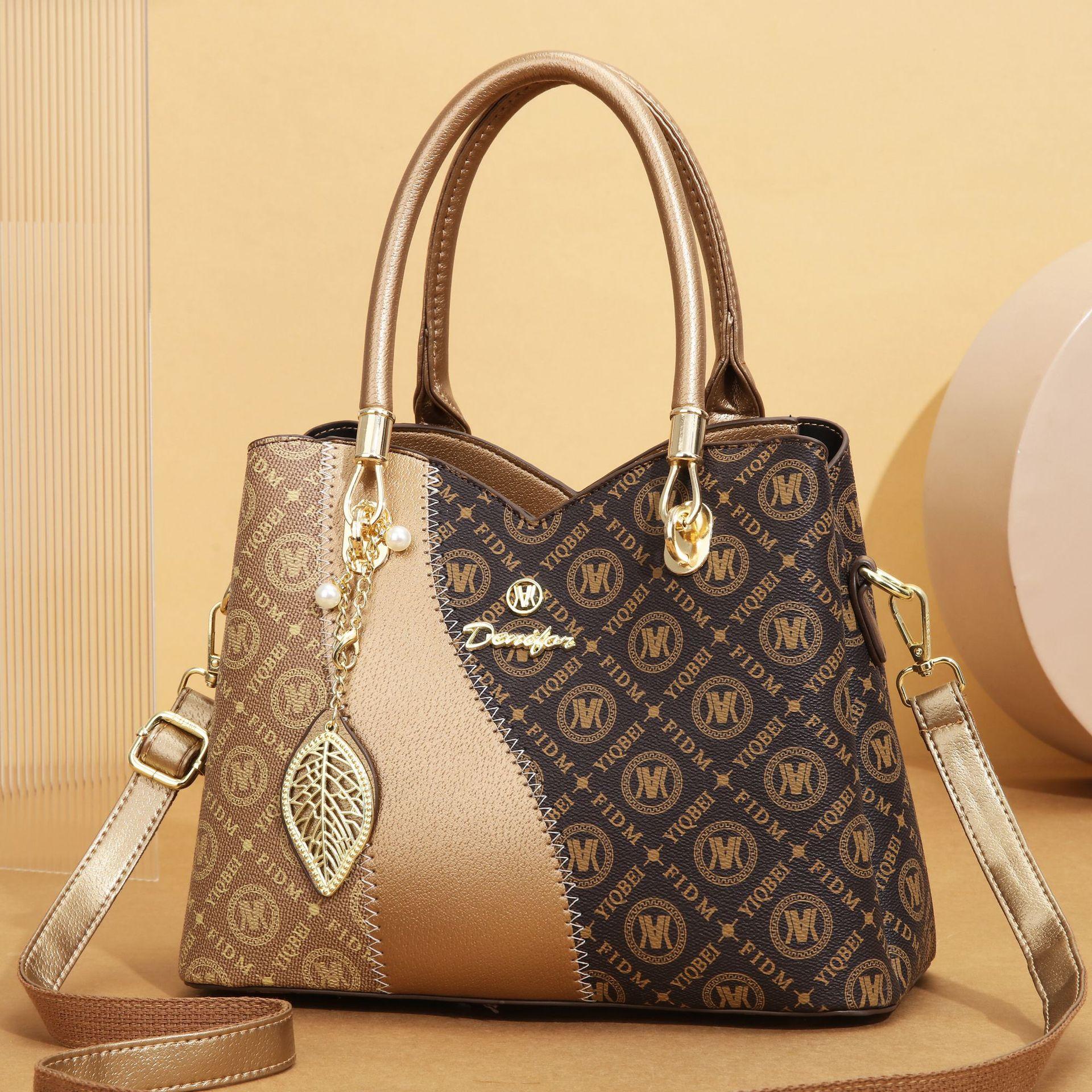 

Премиальная сумка модная новая на плечо кроссбоди портативная большой вместимости ретро цветочная сумка-тоут женская сумка