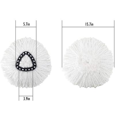Yeni 5 adet Mikrofiber Mop Başlığı O-Cedar Spin Mop için Yedek Beyaz Ultra İnce Fiber