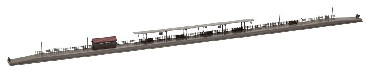 TOMIX N gauge opposing platform local type diorama supplies set, 4252,