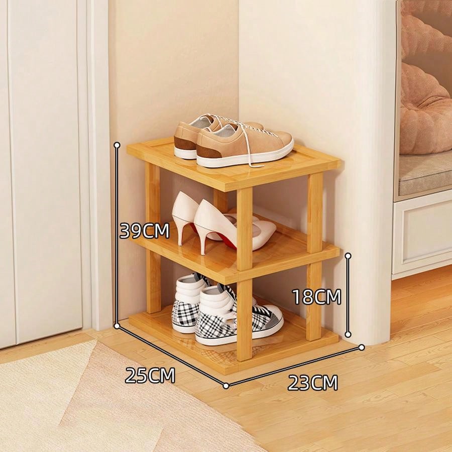 Multifunctional 6 Layers Shoes Rack Bamboo Shoe Cabinets Stackable Stand Shoes Storage Shelf Organizer For Entryway Livingroom 4256₽