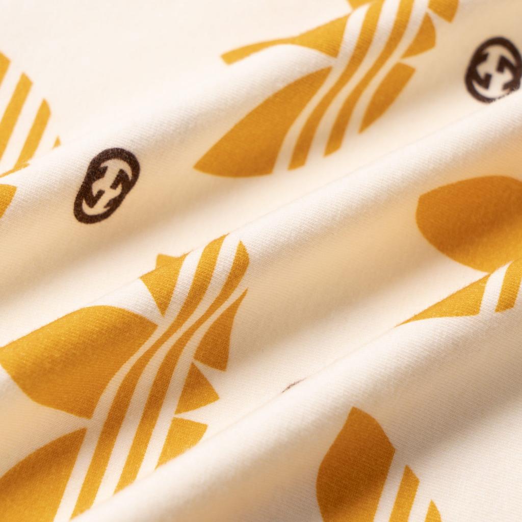 GUCCI x Adidas Originals GUCCI X ADIDAS SS22 T Shirt Unisex Yellow 692114-XJEKN-9175