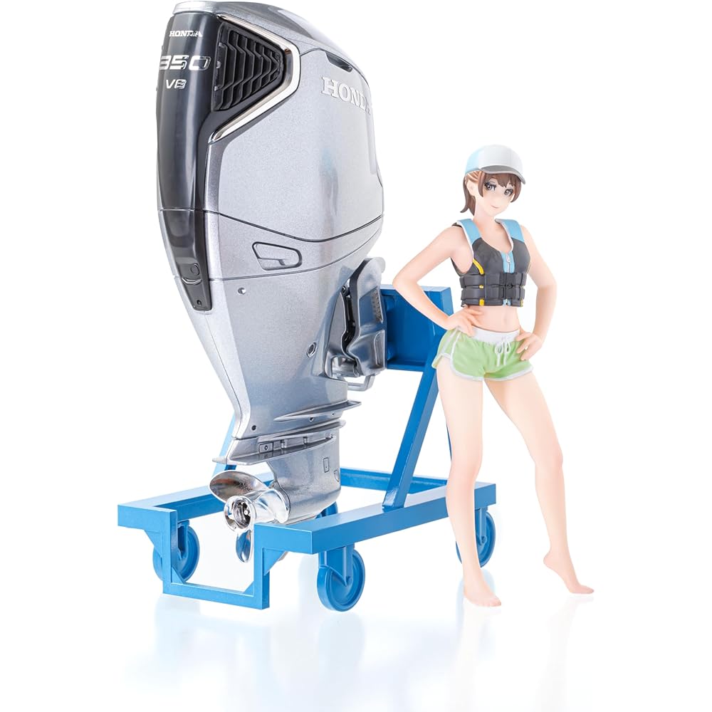 

Plamax MF 88 Minimum Factory Minori with Honda Outboard Motor BF350 1/20 Scale Assembly Model Kit