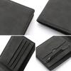 2023 Men's Genuine Leather Slim Zipper Wallet – Vintage Soft Short Coin Purse