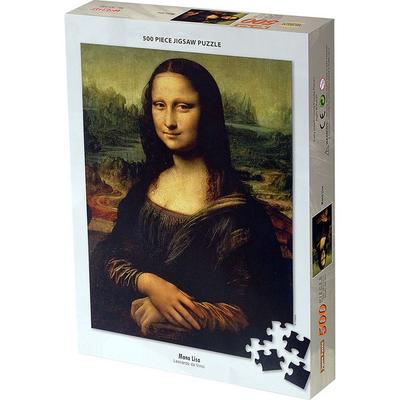 Mona Lisa Jigsaw Puzzle TMX-50-095, Mixed Colors, 500 Pieces Jigsaw Puzzle, Childrens Games, Educational Toys