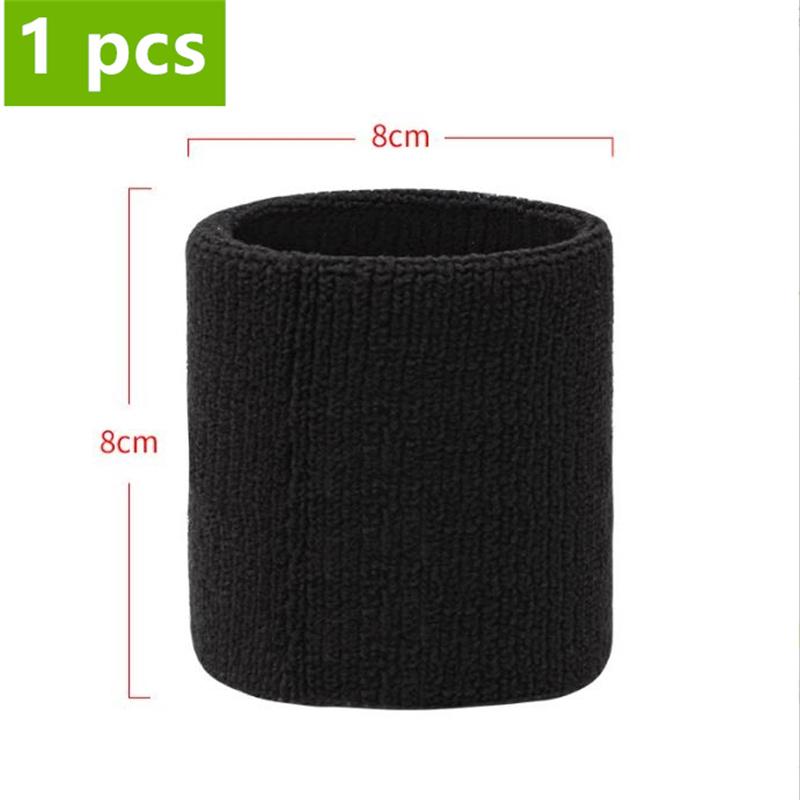 1/2/10 Pcs Towel Sports Wristbands Tennis Sweat Bands Wrist Guard For Basketball Volleyball Padel Fitness Sweatbands Wrist Wrap