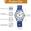 Cute Antique Analog Watch for One Size Fits Stainless Steel Simple and Stylish Quartz Watch Perfect Gift for Day Women Waterproof, Most, Strap, -